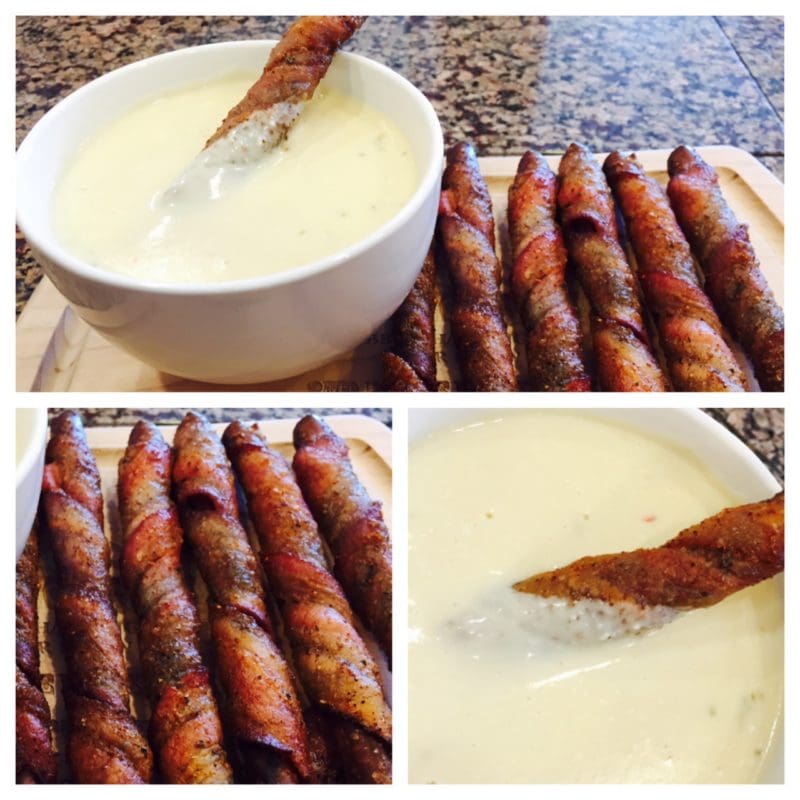 Bacon Wrapped Pretzels with Beer Cheese Dip | GQue BBQ