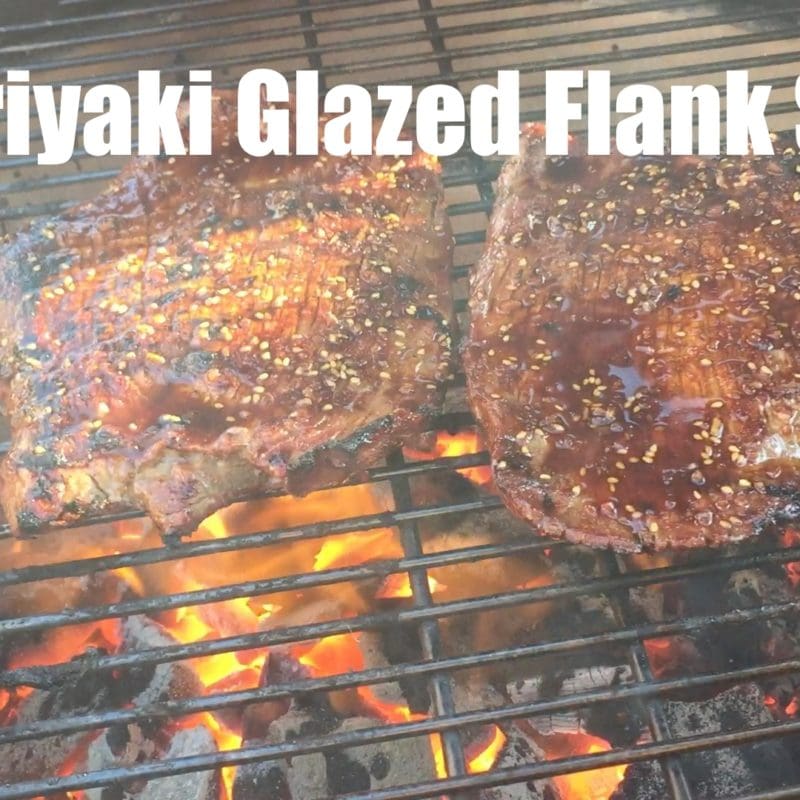 Terriyaki Glazed Flank Steak Barbecue Recipe | GQue BBQ