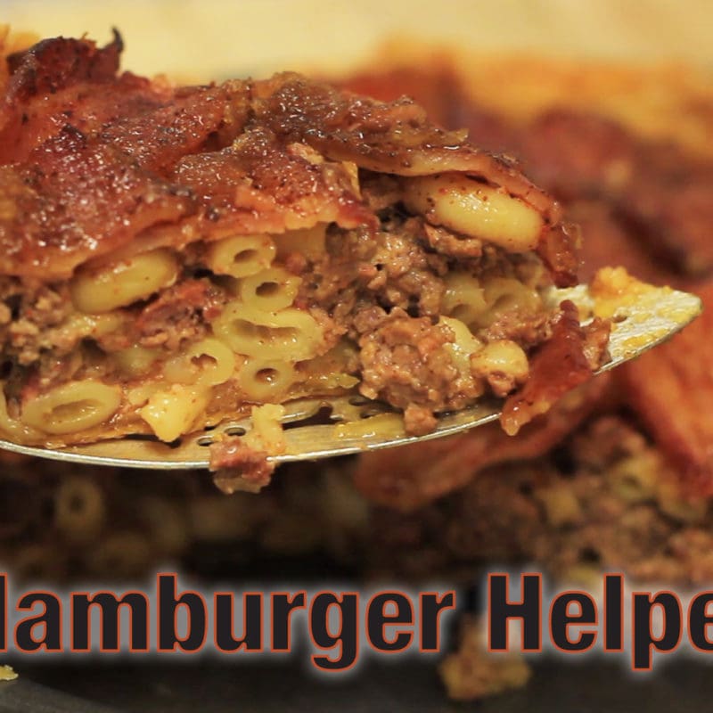 Cheeseburger Macaroni Pie | Homemade Hamburger Helper Recipe | GQue BBQ in Denver, Colorado