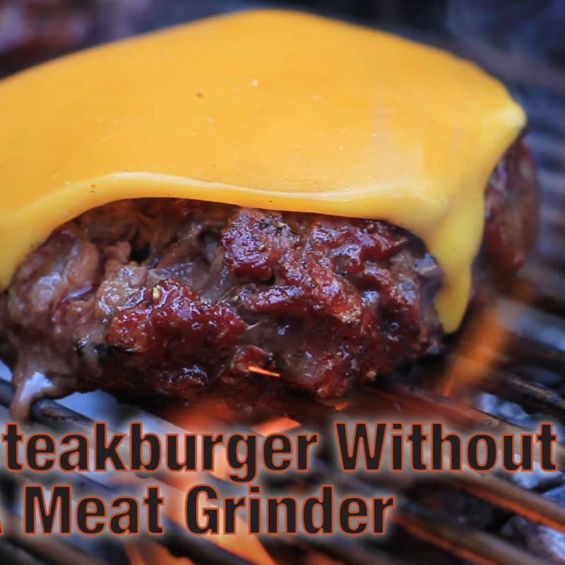 Steakburer Without a Meat Grinder | Barbecue Recipes | GQue Championship BBQ