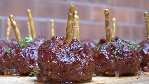 Beer Braised Meatball Recipe From GQue BBQ