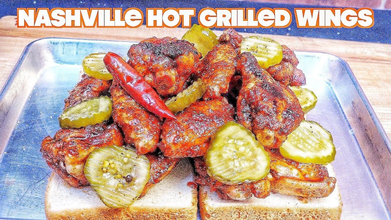 Nashville Hot Grilled Chicken Wings Recipe