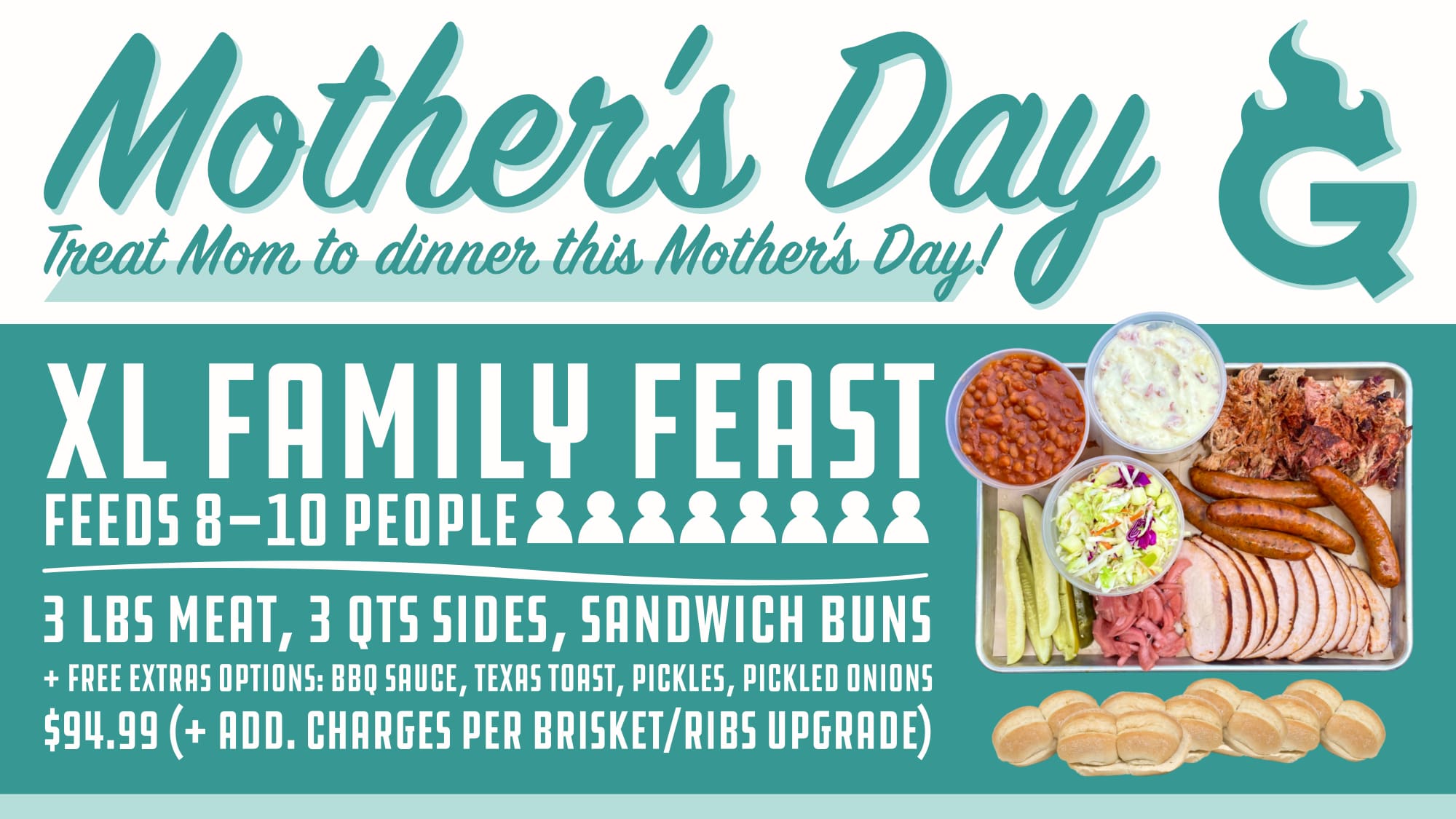 Treat Mom to dinner this Mother’s Day!