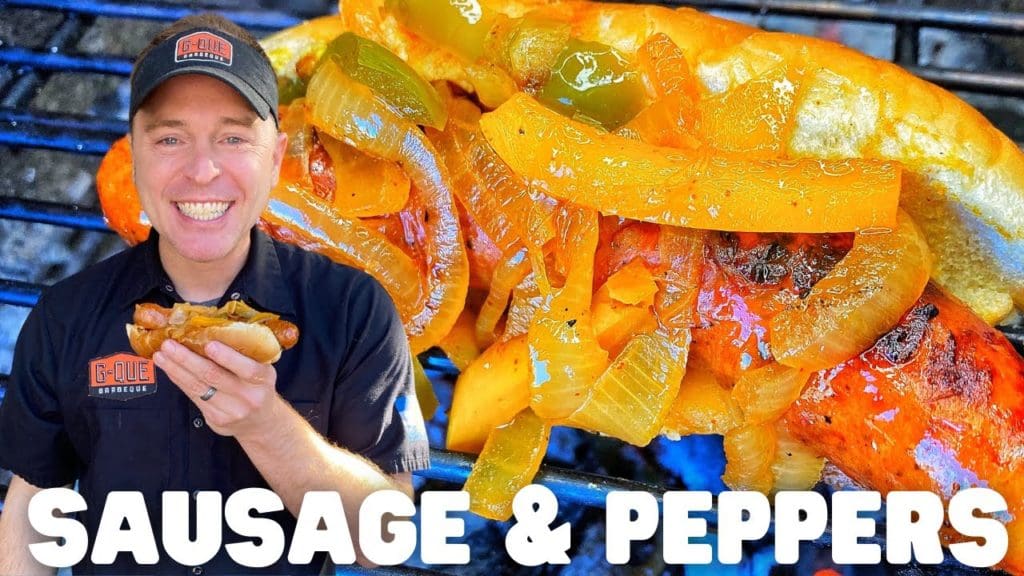 Gque bbq sausage & peppers
