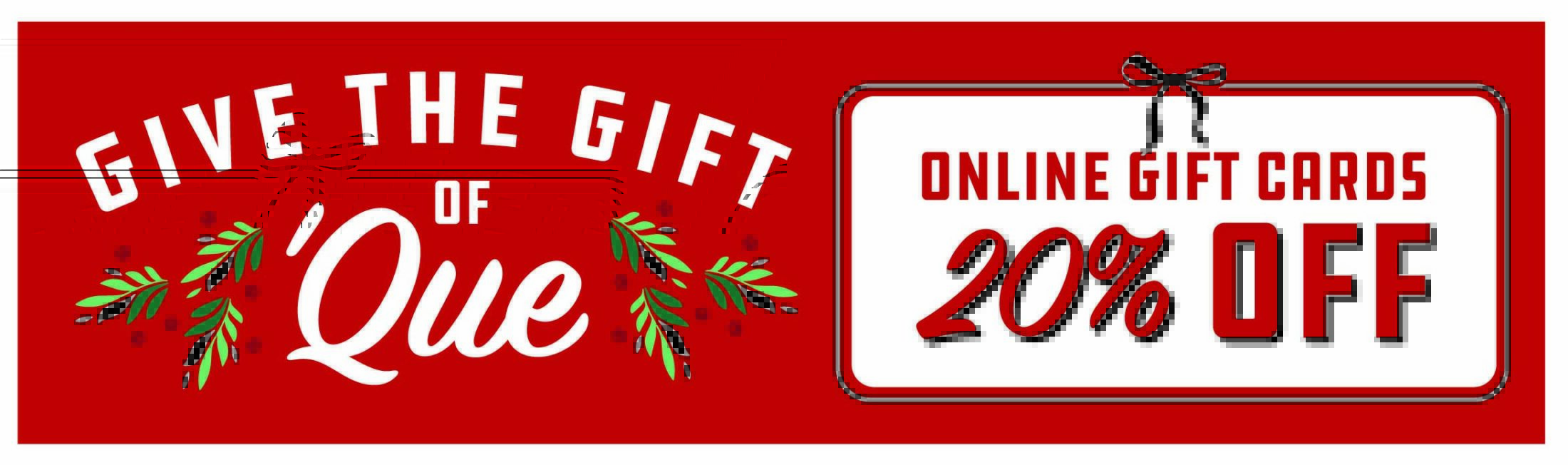Digital gift cards 20% off this holiday season